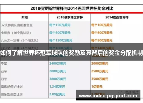 如何了解世界杯冠军球队的奖励及其背后的奖金分配机制